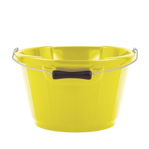 Red  Gorilla - Gorilla Plas - Gorilla Plas 10L Feed Bucket -Yellow