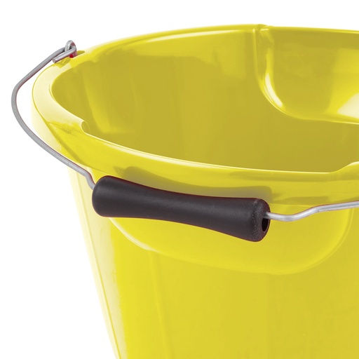 Red  Gorilla - Gorilla Plas - Gorilla Plas 10L Feed Bucket -Yellow