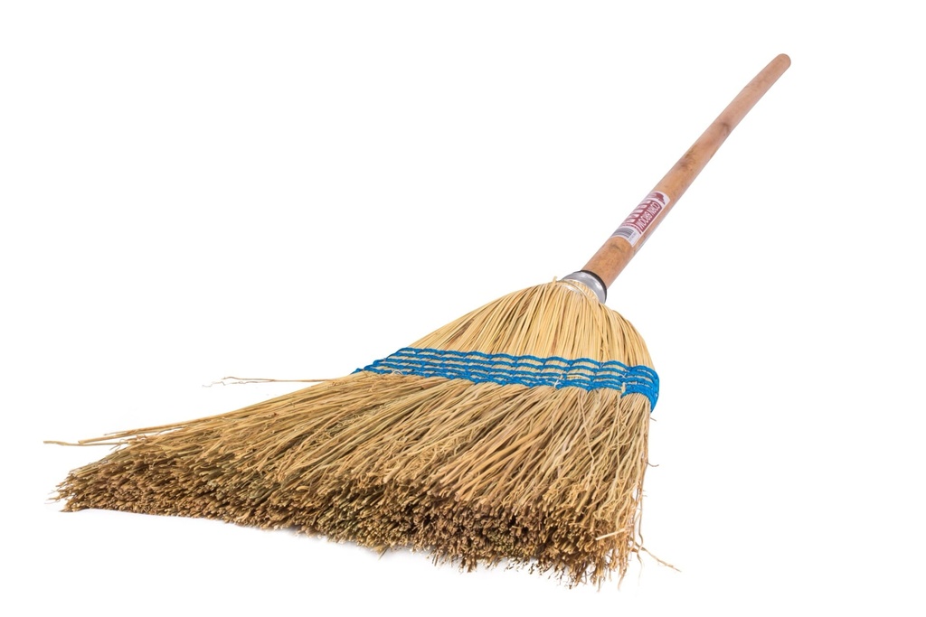 [SP.BROOMS.SM/NTRL] Red  Gorilla - Corn Brooms - Short (Traditional Handle)   Image 