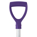 [RIDDLER/D/SM/P] Red Gorilla - Riddler Short D-Handle - Riddler Shaving Fork Short D-Handle PURPLE Image 