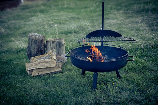 BareBones - Cowboy Fire Pit Grill - 23"