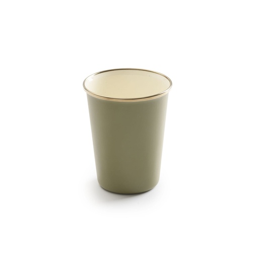 BareBones - Enamel 2-Tone Tall Cup Set - Olive Drab