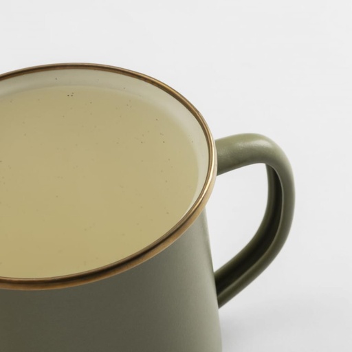 BareBones - Enamel 2-Tone Mug Set - Olive Drab