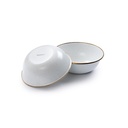 [CKW-390] BareBones - Enamel Bowl Eggshell - set of 2 Image 