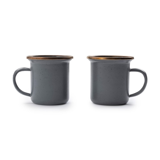 BareBones - Enamel Espresso Cup - set of 2 -DISCONTINUED