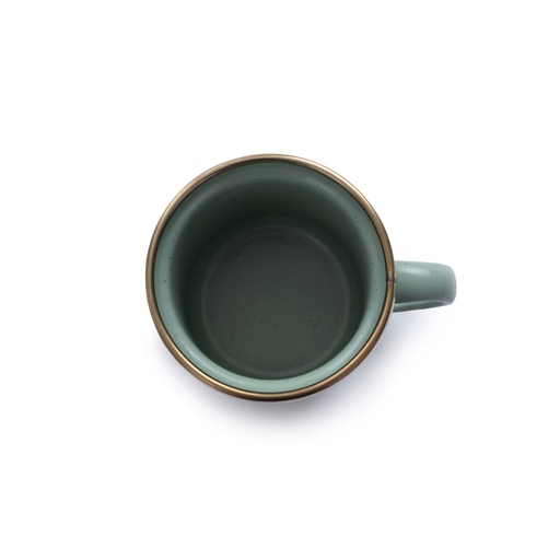 BareBones - Enamel Espresso Cup Green - set of 2 -DISCONTINUED