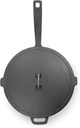 [CKW-1104] BareBones - Enamel Lined Cast Iron Skillet - 10 in - Vintage White Image 
