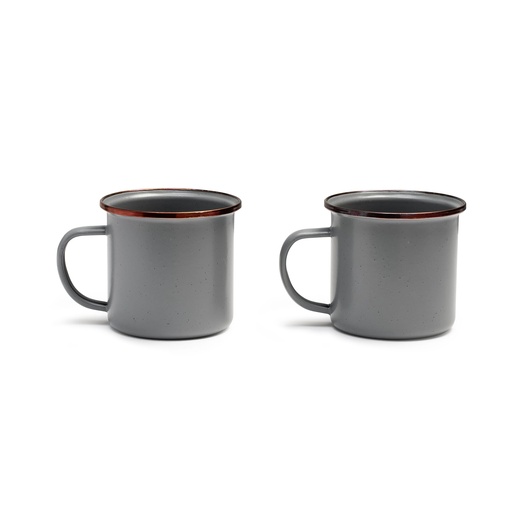 BareBones - Enamel Mug - set of 2 -DISCONTINUED