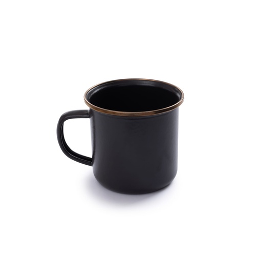 BareBones - Enamel Mug Charcoal - set of 2 -DISCONTINUED