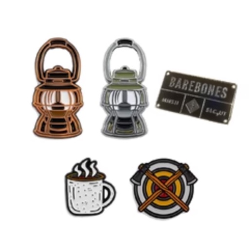 BareBones - Enamel Pin - Target Hatchets