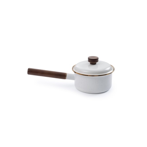 BareBones - Enamel Saucepan Eggshell