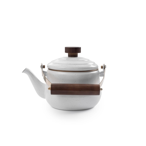 BareBones - Enamel Teapot Eggshell