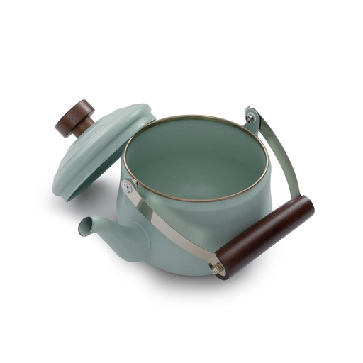 BareBones - Enamel Teapot Green
