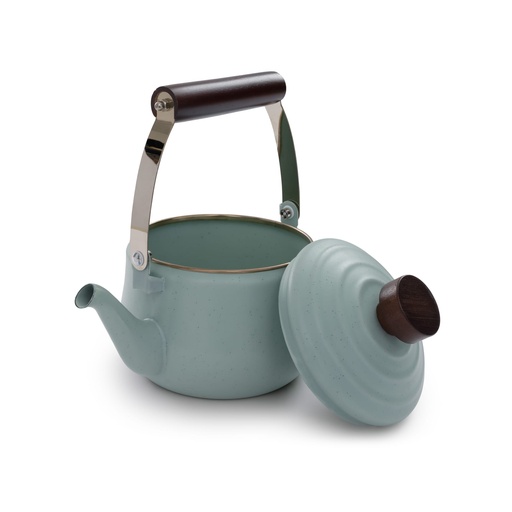 BareBones - Enamel Teapot Green