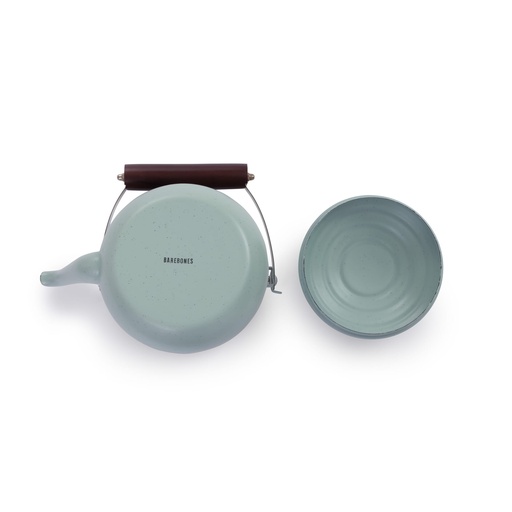 BareBones - Enamel Teapot Green