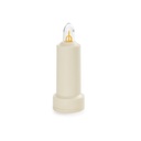 [LIV-207] BareBones - Led Flameless Candle (rechargeable) Vintage White Image 