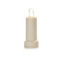 [LIV-207] BareBones - Led Flameless Candle (rechargeable) Vintage White Image 