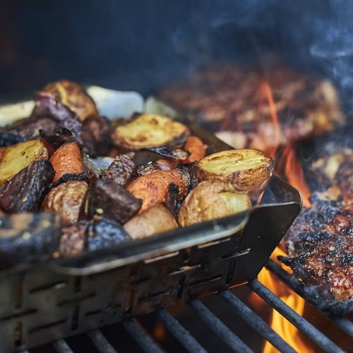 Weber® Deluxe Grilling Basket Built for Q 300/3000 and larger gas grills, and most charcoal grills