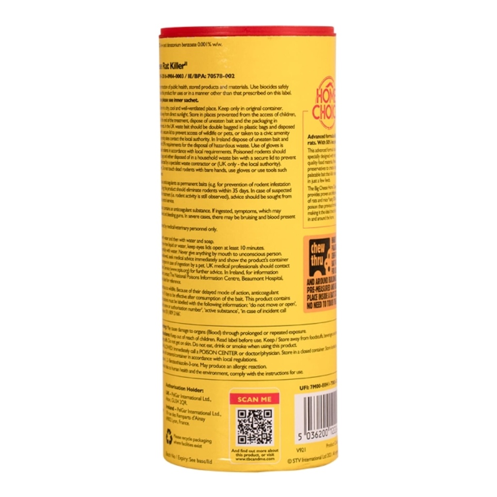 [STV224] STV224-STV  Rat Killer Grain Bait Sachet - 150g Image 