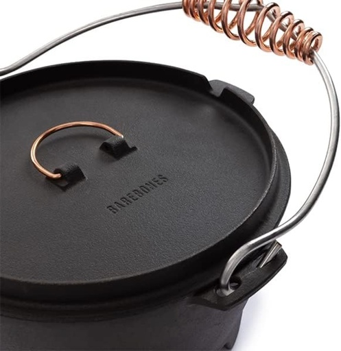 BareBones - Polished Cast Iron Dutch Oven - 4qt