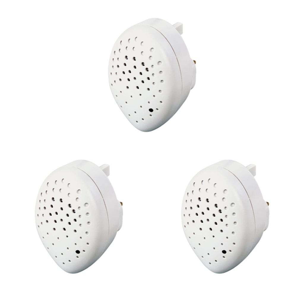 [STV728] The Big Cheese Humane Sonic Rodent Deterrent Battery Powered and Sonic Mouse Deterrent Plug In (3 Pack) - Ultrasonic Repeller Image 