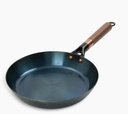 [CKW-421] Barebones - Carbon Steel Skillet /w Lid - Nitride - 9 inch Image 