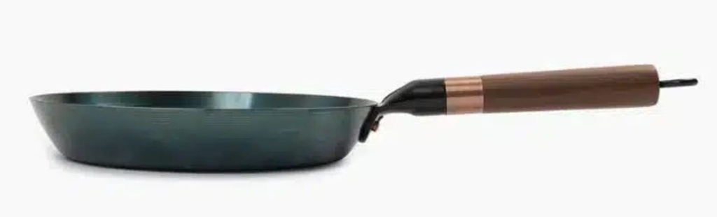 [CKW-421] Barebones - Carbon Steel Skillet /w Lid - Nitride - 9 inch Image 