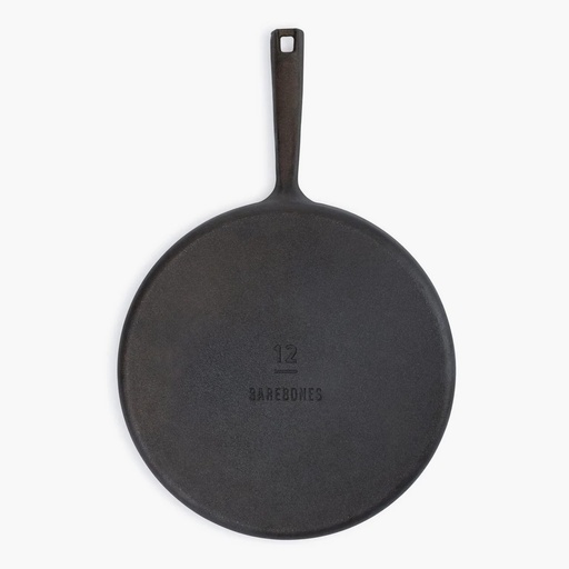 Barebones - Cast Iron Skillet Griddle - 12 in