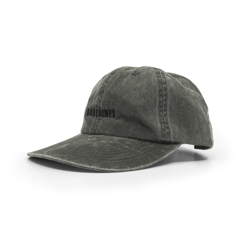 [ACS-810] Barebones - Dad Hat - Black Wash Image 