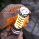 [LIV-147] Barebones - Edison Light Stick - Natural Aluminum Image 