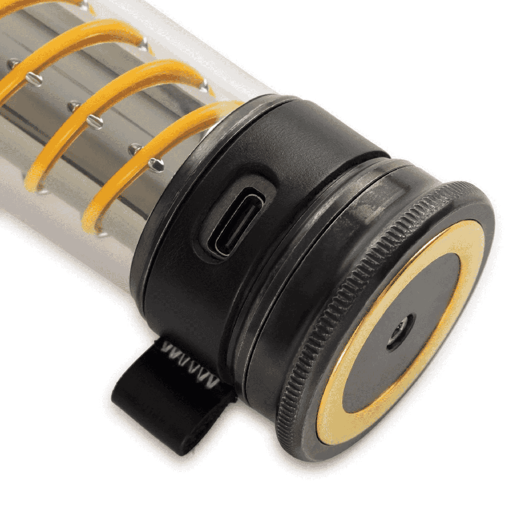 [LIV-146] Barebones - Edison Light Stick - Tumbled Steel Image 