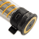 [LIV-146] Barebones - Edison Light Stick - Tumbled Steel Image 