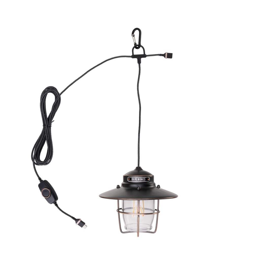 [LIV-150] Barebones - Outpost Pendant Light - Antique Bronze Image 