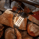 [LIV-146] Barebones - Edison Light Stick - Tumbled Steel Image 