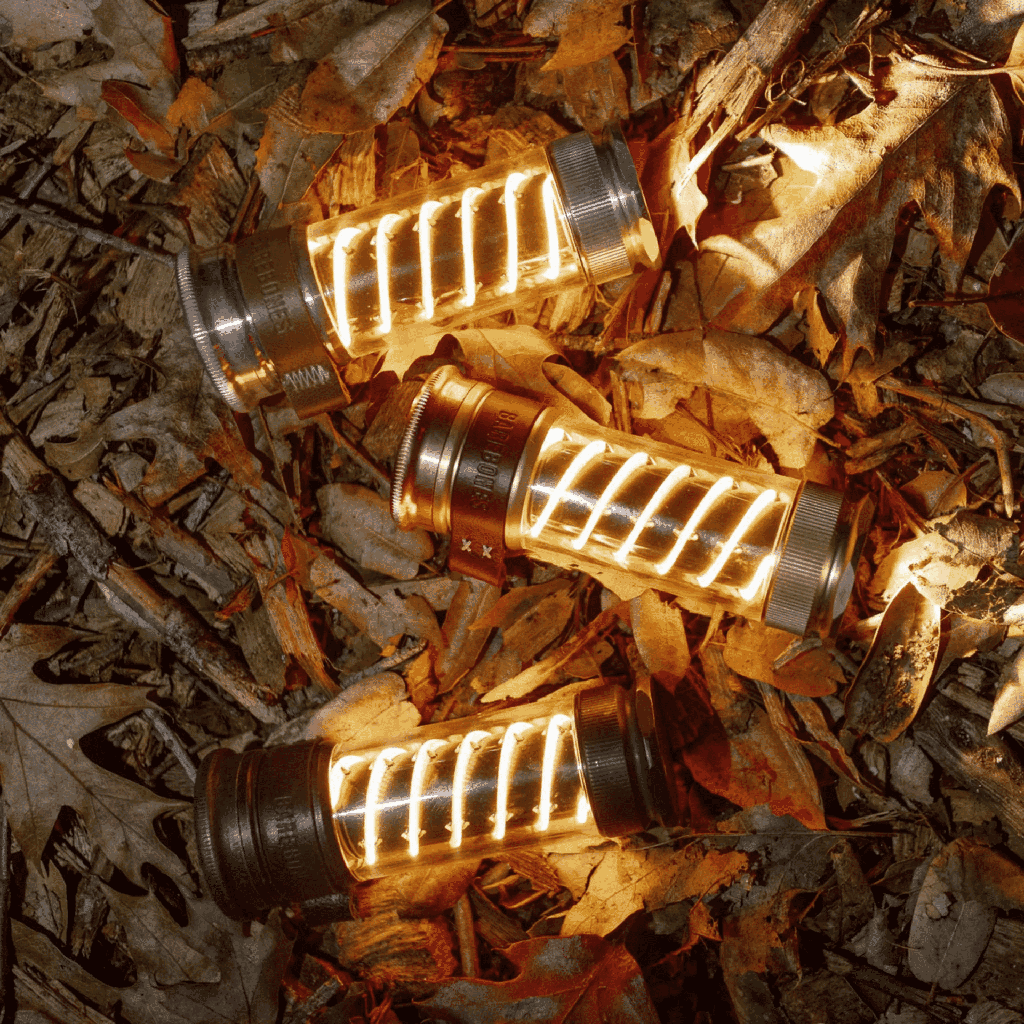 [LIV-146] Barebones - Edison Light Stick - Tumbled Steel Image 