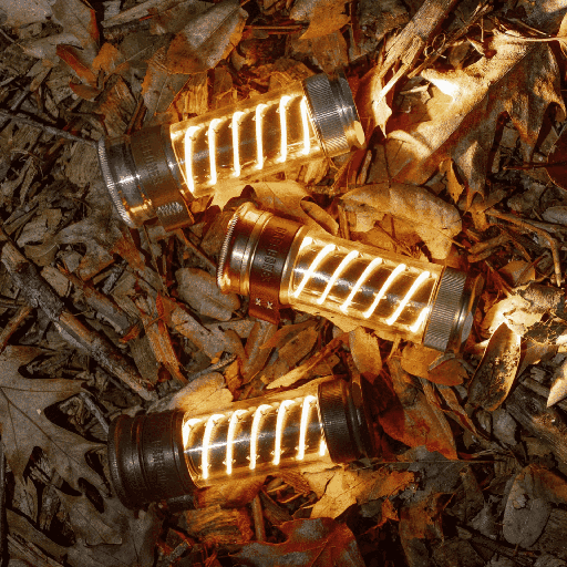 Barebones - Edison Light Stick - Tumbled Steel - 819665011463