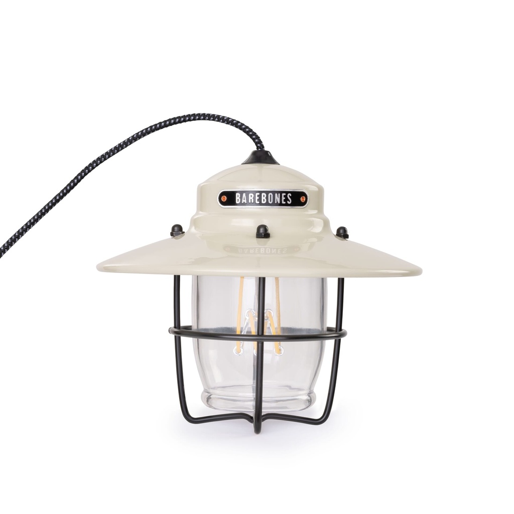 [LIV-151] Barebones - Outpost Pendant Light - Vintage White Image 