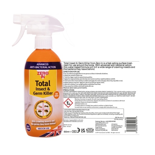 STV Total Insect & Germ Killer - 500ml RTU