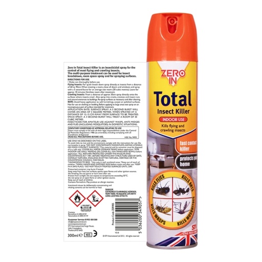 STV Total Insect Killer - 300ml Aerosol