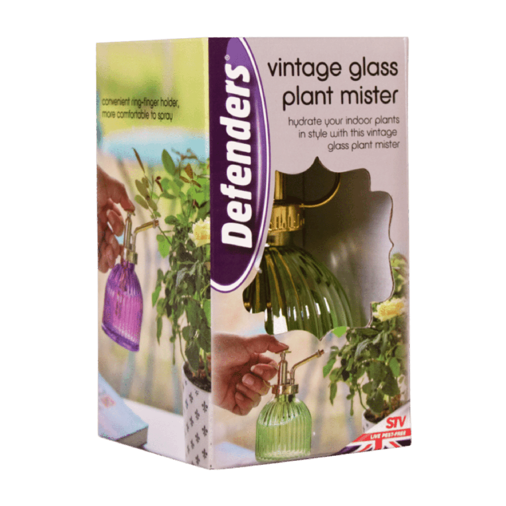[STV066] STV Vintage Glass Plant Mist Sprayer - 225ml - Assorted Colours Image 