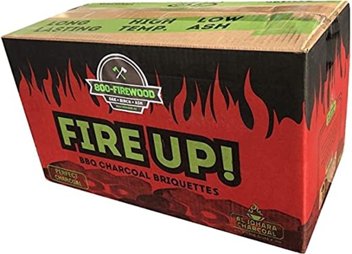 Fired Up! 10KG Cocoshell Charcoal Briquette