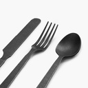 [CKW-370] Flatware - Matte Black set of 2  Image 