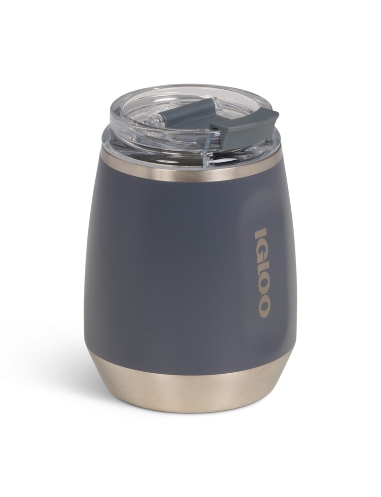 [00071237] IGLOO - 10 OZ Stainless Steel Wine Tumbler  - Carbonite  Image 