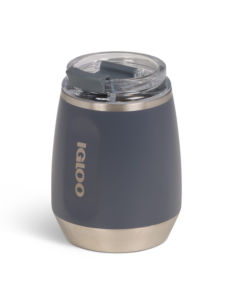 [00071237] IGLOO - 10 OZ Stainless Steel Wine Tumbler  - Carbonite  Image 