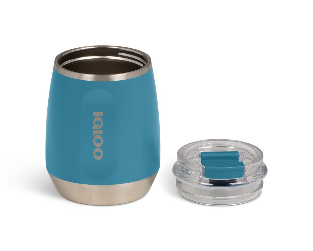 [00071238] IGLOO - 10 OZ Stainless Steel Wine Tumbler  - Modern Blue  Image 