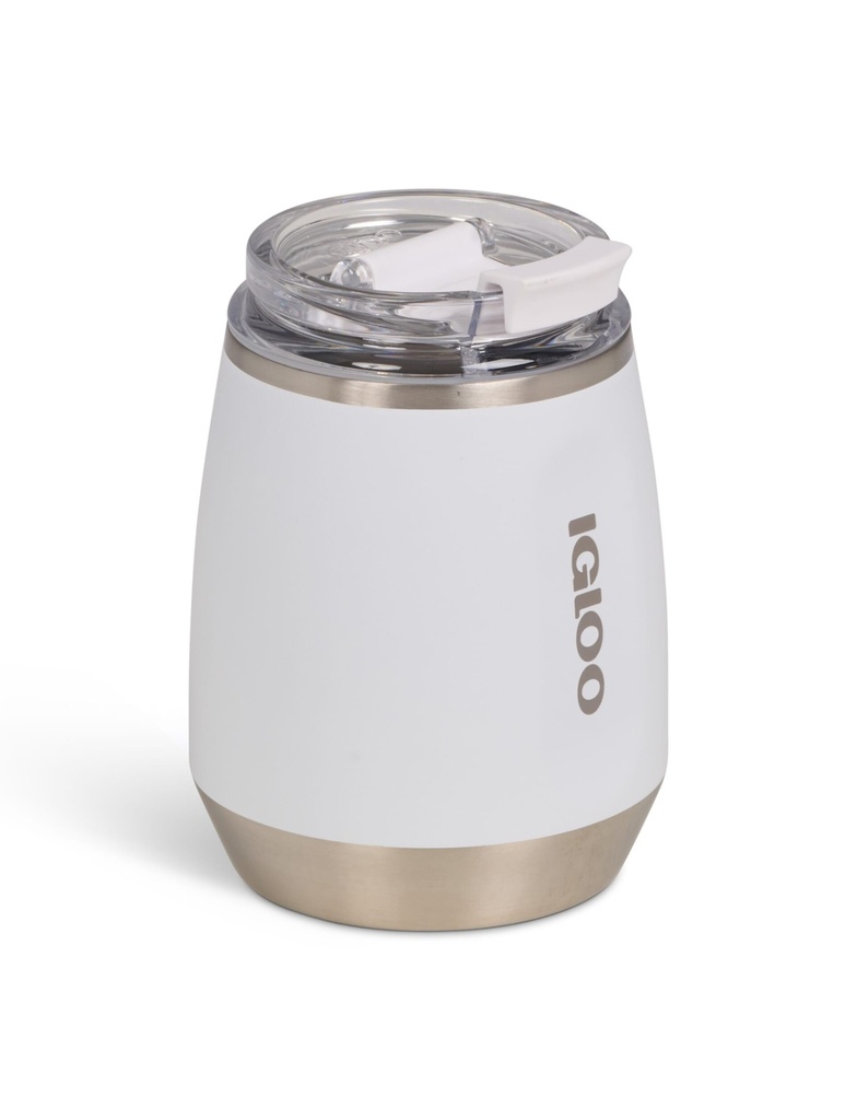 [00071236] IGLOO - 10 OZ Stainless Steel Wine Tumbler  - White  Image 