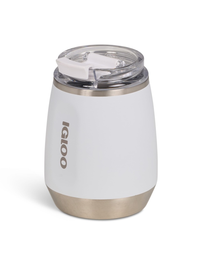 [00071236] IGLOO - 10 OZ Stainless Steel Wine Tumbler  - White  Image 