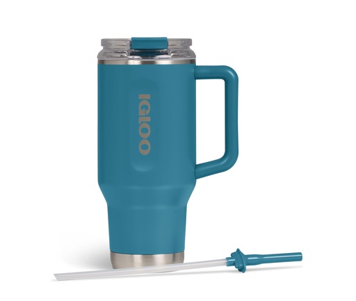 IGLOO - 32 OZ Stainless Steel Travel Mug - Modern Blue -DISC