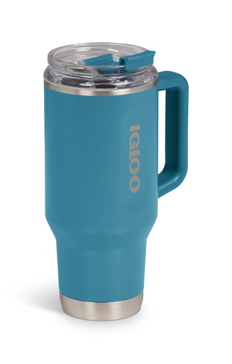 IGLOO - 32 OZ Stainless Steel Travel Mug - Modern Blue -DISC