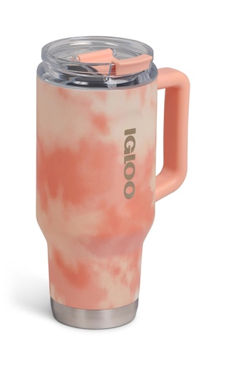 IGLOO - 32 Oz Flip ‘n’ Sip Travel Mug - Apricot - DISC